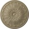 Ekena Millwork Bordeaux Ceiling Medallion (Fits Canopies up to 3 1/4"), 22 5/8"OD x 1 3/4"P, Gobi Desert CM22BOGDF - alternate 1